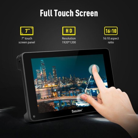 New Arrival R7SII 7" On Camera Touch Monitor with 4K HDMI 3G-SDI New Stock