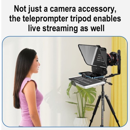 New Arrival TB2508 Multi-Functional Tripod for Teleprompter/Shooting/Live Streaming New Collection