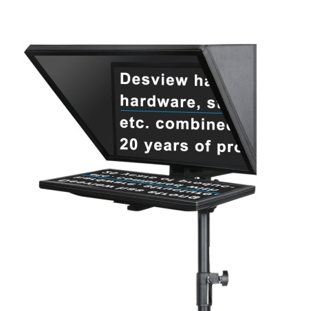 New Arrival Desview T15 / T17 / T22 teleprompter 15/17/21.5 Inch Professional Teleprompter with Aluminum Case for Studio and Liv