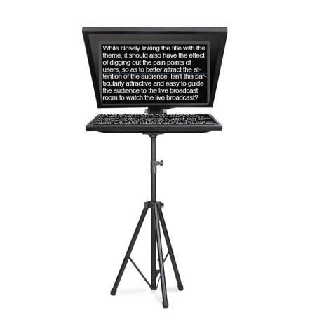 New Arrival Desview T15 / T17 / T22 teleprompter 15/17/21.5 Inch Professional Teleprompter with Aluminum Case for Studio and Liv