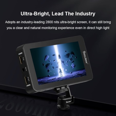 New Arrival Desview R6II UHB 5.5 inch Camera Field Monitor 4K 60HZ 2800nits Ultra High Brightness 1920x1080 IPS Input/Output Tou