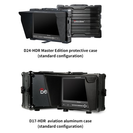 New Arrival Desview D24-HDR 23.8" broadcast monitor with TPU Corner Protector Case On Hand Now