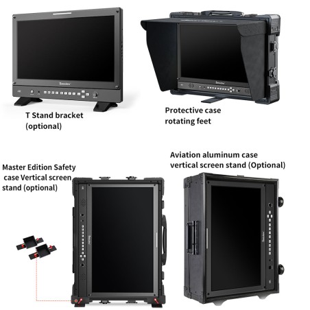 New Arrival Desview D24-HDR 23.8" broadcast monitor with TPU Corner Protector Case On Hand Now